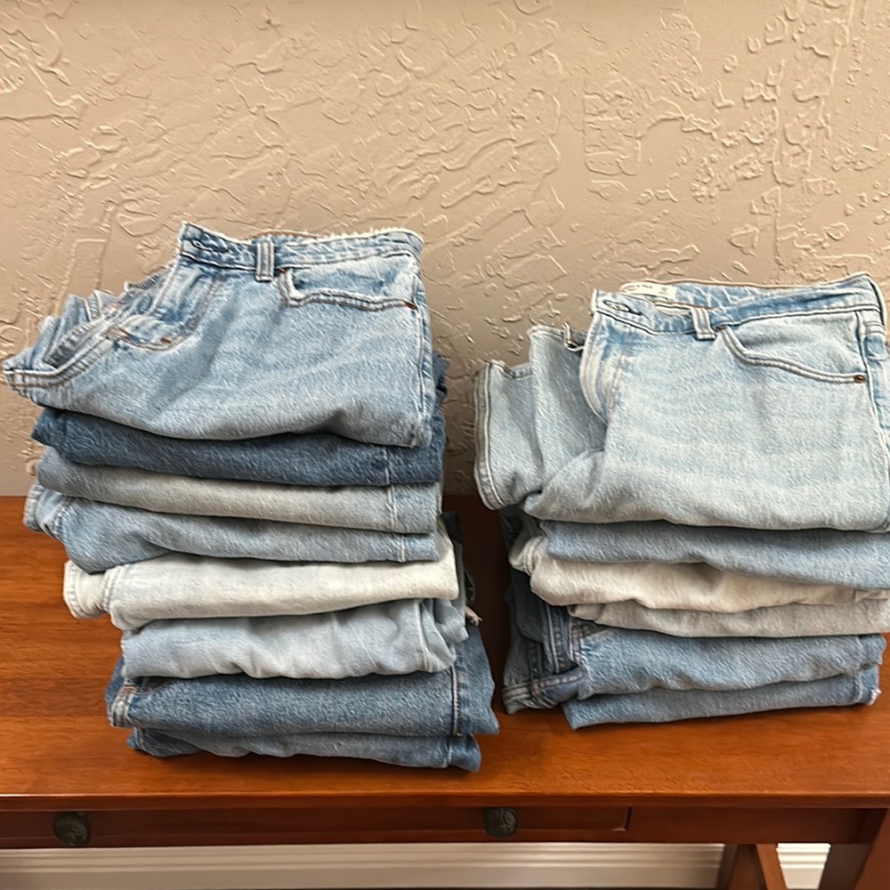 Abercrombie & Fitch Light Blue Denim Jeans